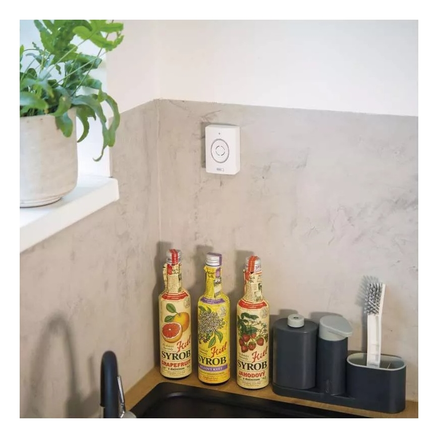 Беспроводной видеозвонок с датчиком движения GoSmart 12В/3xAA IP44 Wi-Fi Tuya