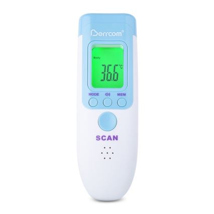 Бесконтактный ИК-термометр Berrcom JXB-183 2xAA