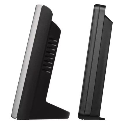 Бездротова метеостанція з будильником 3xAAA + 2xAAA чорний