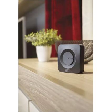 Бездротовий акумуляторний дверний дзвінок 3xAAA IP56 чорний