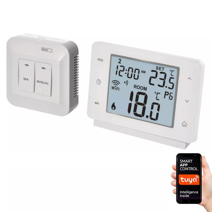 Бездротовий цифровий термостат GoSmart 230V/16A Wi-FI Tuya