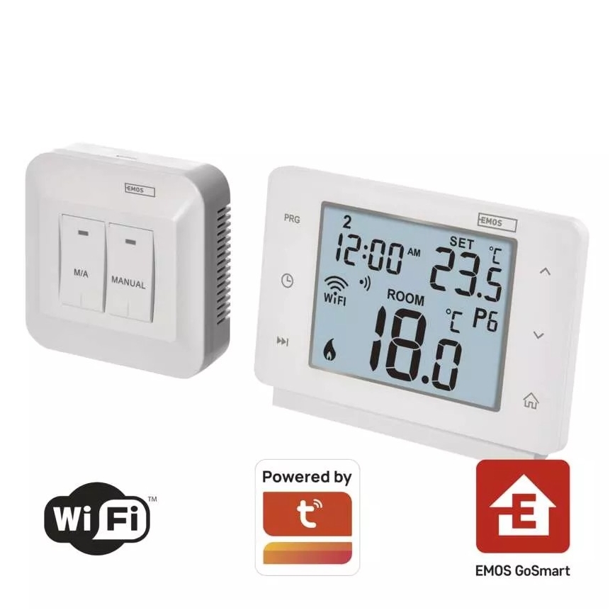 Бездротовий цифровий термостат GoSmart 230V/16A Wi-FI Tuya