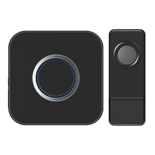 Бездротовий дверний дзвінок 3xAAA IP55 чорний