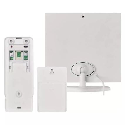 Бездротовий дверний відеодзвінок із сонячною панеллю GoSmart 4400 mAh 3xAA IP44 Wi-Fi Tuya
