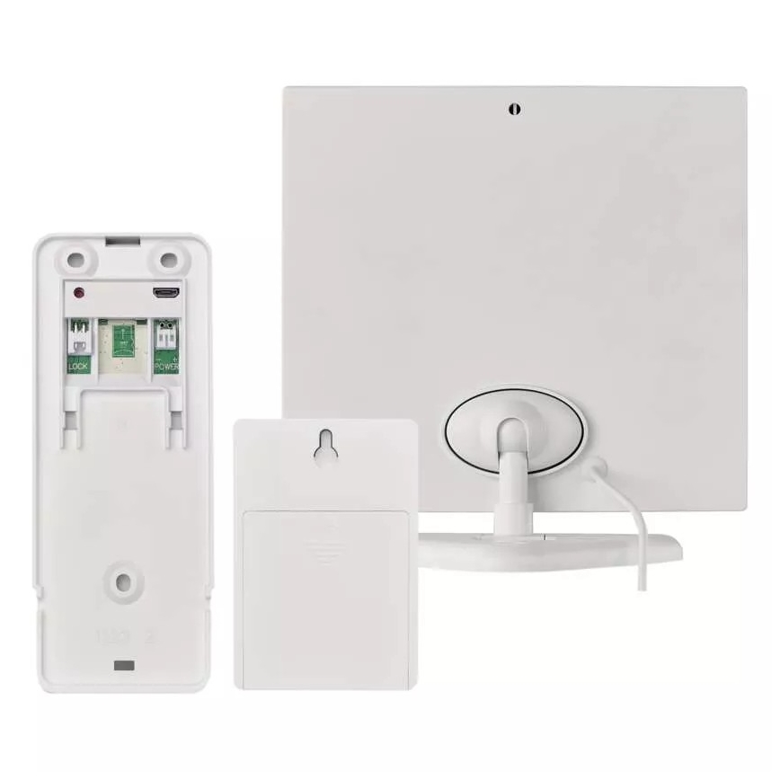 Бездротовий дверний відеодзвінок із сонячною панеллю GoSmart 4400 mAh 3xAA IP44 Wi-Fi Tuya