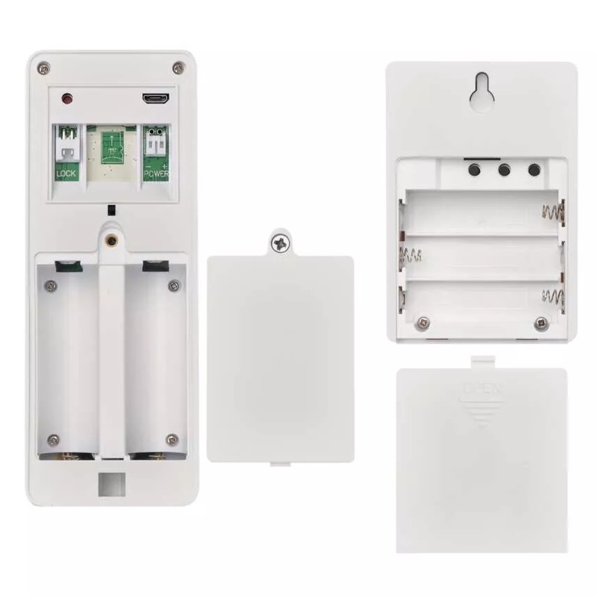 Бездротовий дверний відеодзвінок із сонячною панеллю GoSmart 4400 mAh 3xAA IP44 Wi-Fi Tuya