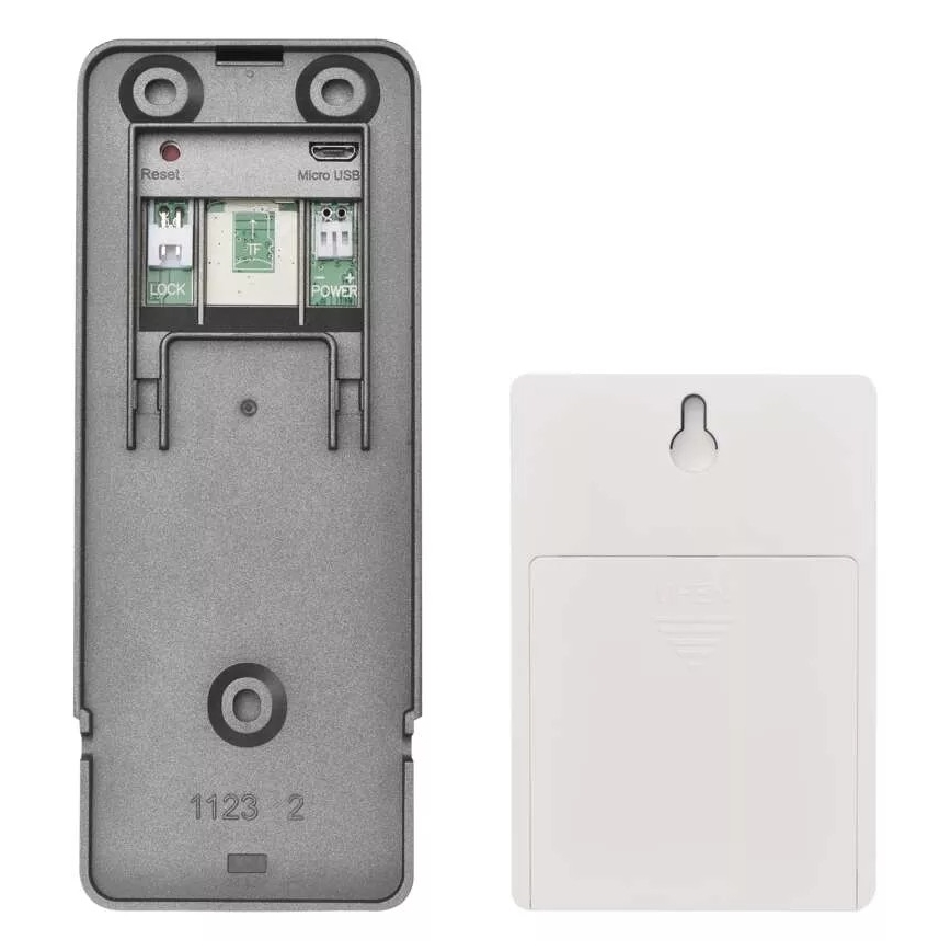 Бездротовий дверний відеодзвінок з датчиком руху GoSmart 12V 3xAA IP44 Wi-Fi Tuya