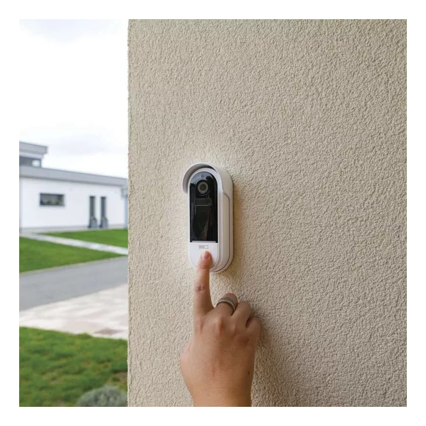 Бездротовий дверний відеодзвінок з датчиком руху GoSmart 5V 3xAA IP65 Wi-Fi Tuya