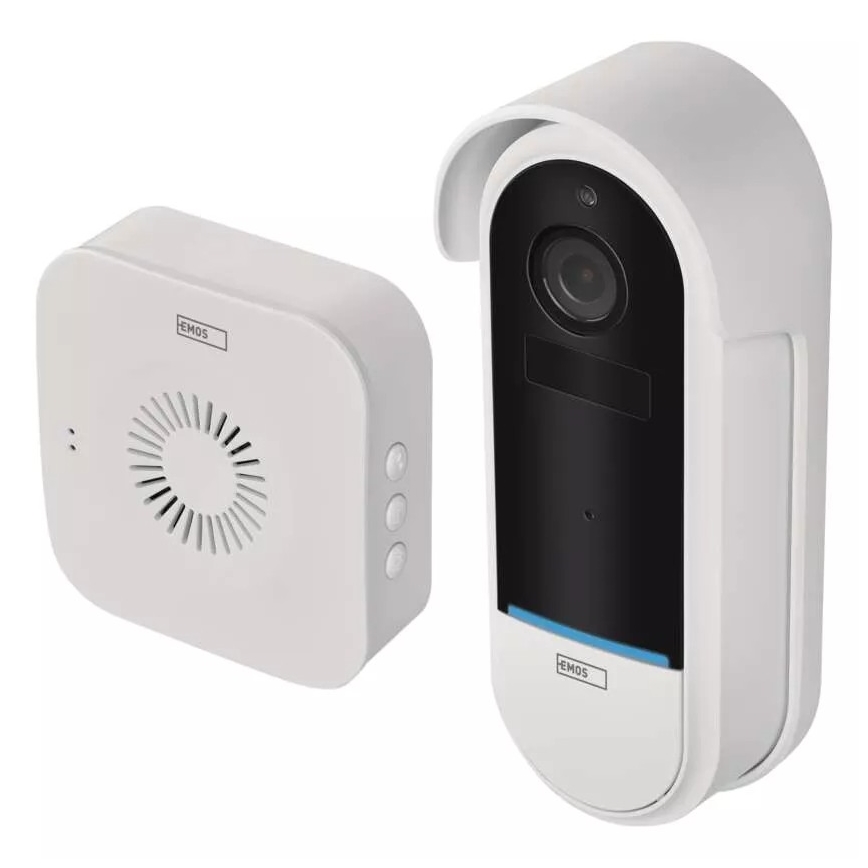Бездротовий дверний відеодзвінок з датчиком руху GoSmart 5V 3xAA IP65 Wi-Fi Tuya