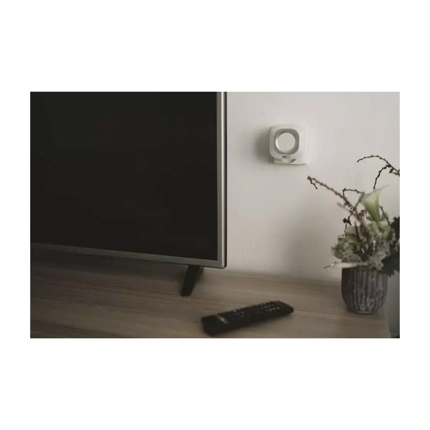 Бездротовий дзвінок у розетку 230В + 1xCR2032 IP44 білий