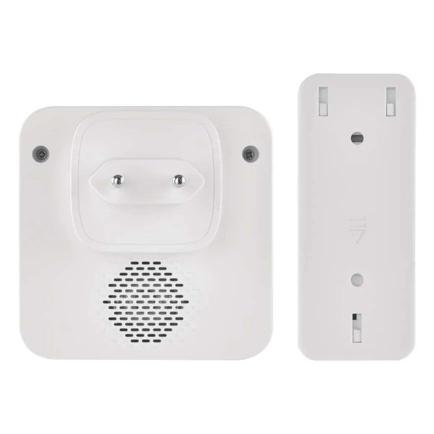Бездротовий дзвінок у розетку GoSmart 230V + 1xCR2032 білий Wi-Fi