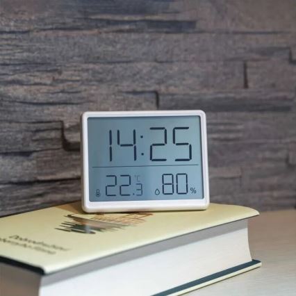 Бездротовий термометр з вимірювачем вологості 1xCR2032 білий