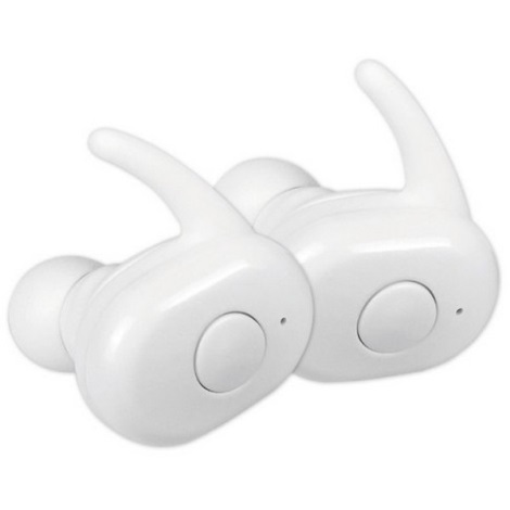 Бездротові навушники з Bluetooth V5.0 + зарядний чохол білий