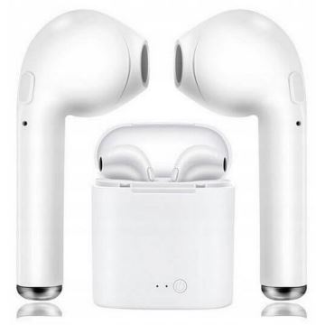 Бездротові навушники з мікрофоном IPX2 білі