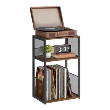 Бічний столик LUVOR 43x30 cm коричневий/чорний