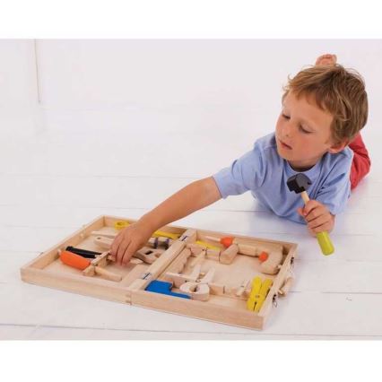 Bigjigs Toys - Дерев'яний футляр для інструментів