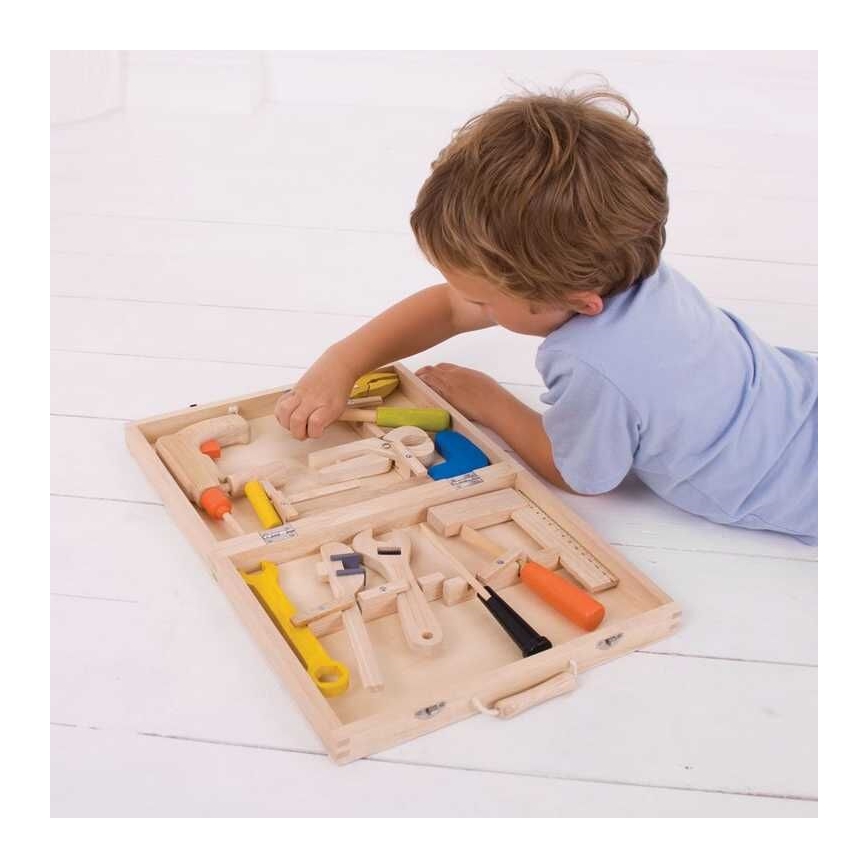 Bigjigs Toys - Дерев'яний футляр для інструментів