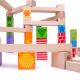 Bigjigs Toys - Деревянный конструктор-лабиринт разноцветный
