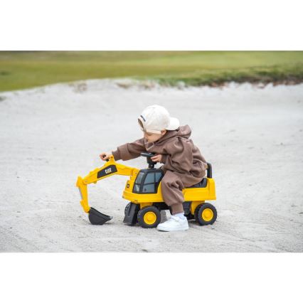 Біговел екскаватор CAT 2xAA жовтий/чорний