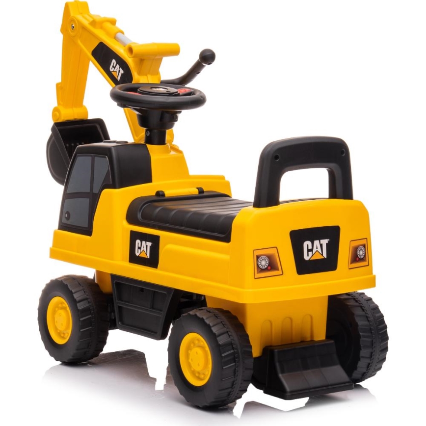 Біговел екскаватор CAT 2xAA жовтий/чорний