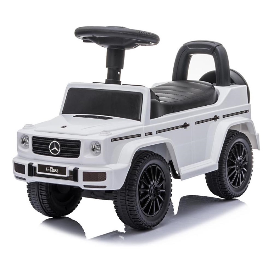 Біговел Mercedes G350d 2xAA білий/чорний