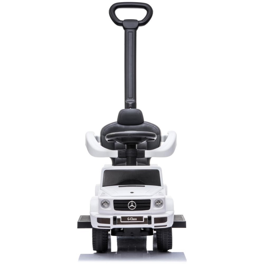 Біговел Mercedes G350d 3в1 2xAA білий/чорний