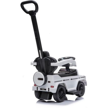 Біговел Mercedes G350d 3в1 2xAA білий/чорний