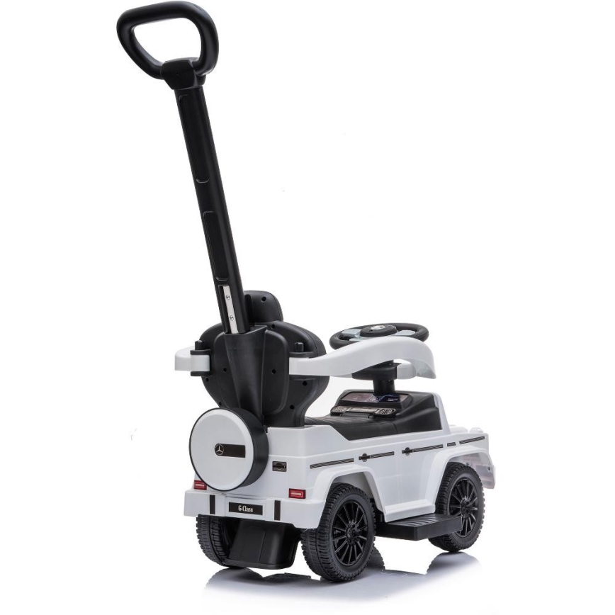 Біговел Mercedes G350d 3в1 2xAA білий/чорний