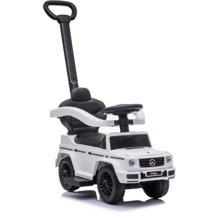 Біговел Mercedes G350d 3в1 2xAA білий/чорний