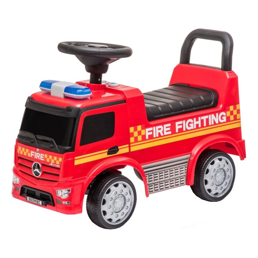 Біговел Mercedes Пожежники 2xAA червоний