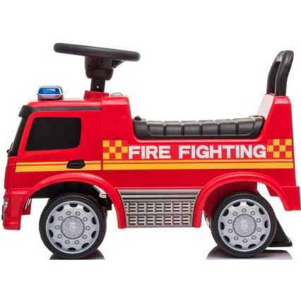 Біговел Mercedes Пожежники 2xAA червоний