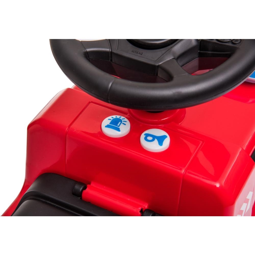 Біговел Mercedes Пожежники 2xAA червоний