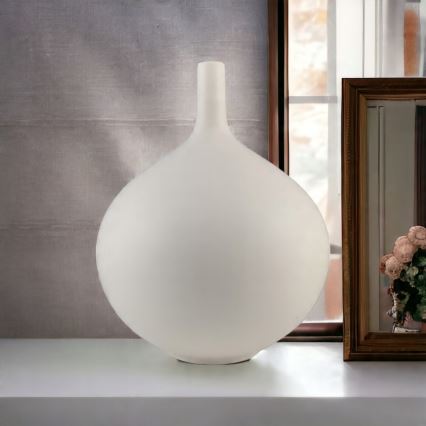 Біла керамічна ваза, 24 см