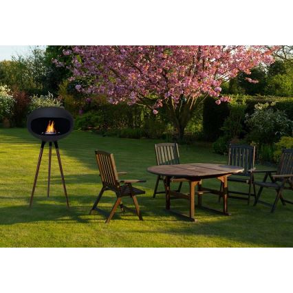 Біо-камін TOKIO 45x100 см 2 кВт чорний