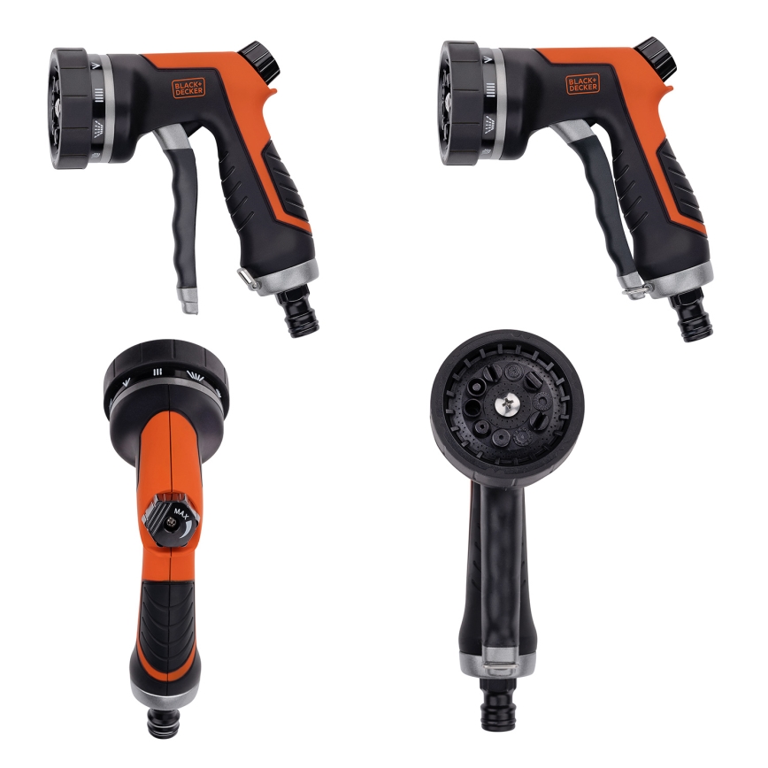 BLACK+DECKER - Поливальний пістолет 10 функцій