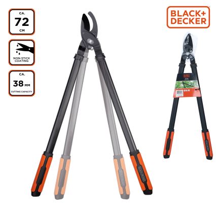 BLACK+DECKER - Садовые ножницы для веток 720 мм