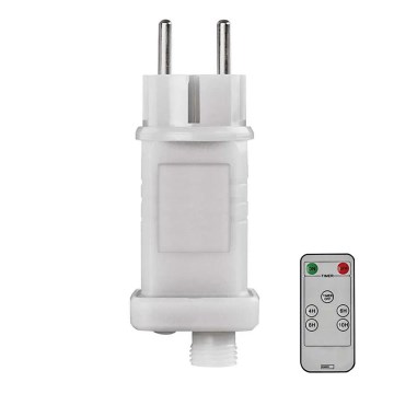 Блок питания для рождественских гирлянд 230V IP44 + дистанционное управление