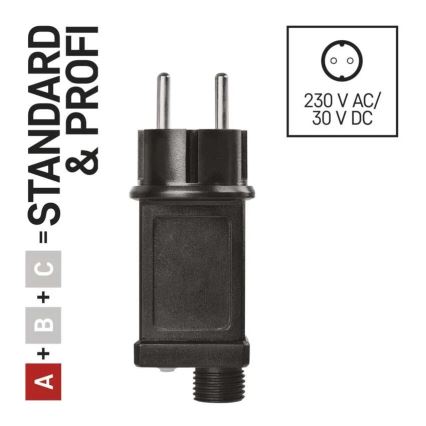 Блок питания для рождественских гирлянд 230V IP44