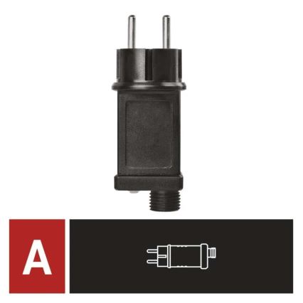 Блок питания для соединительных рождественских гирлянд 12 Вт/230 В IP44