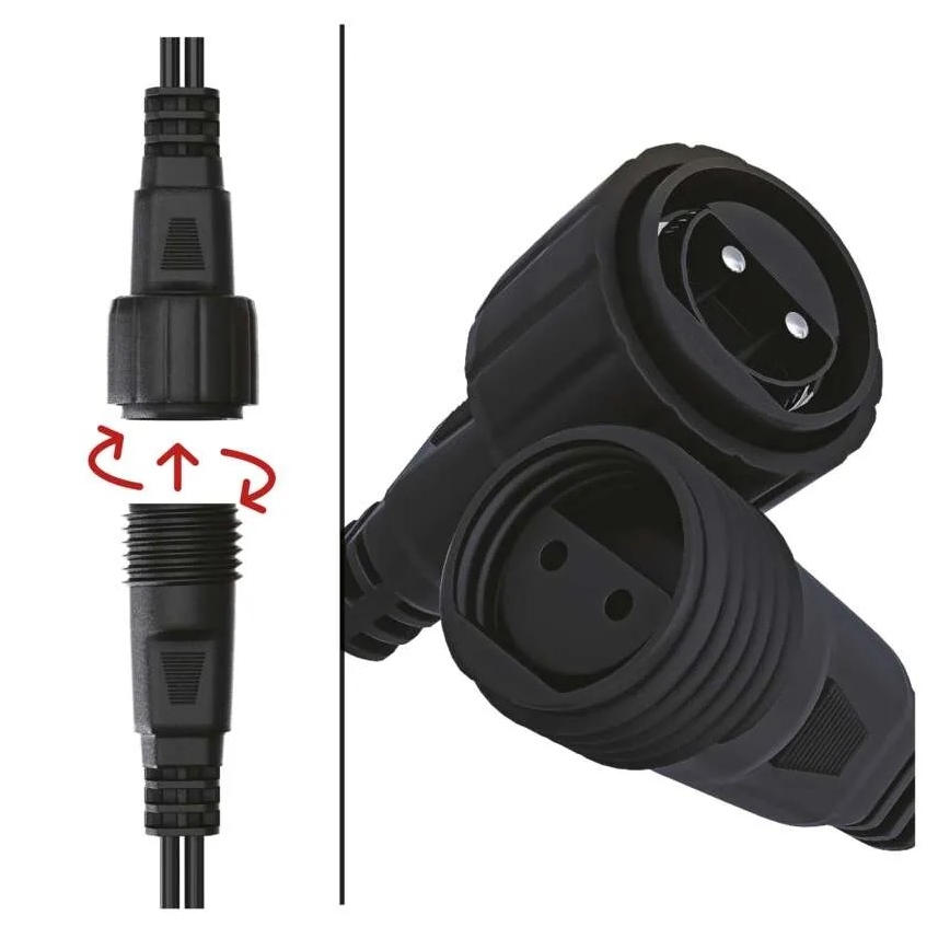 Блок живлення для різдвяних з'єднувальних гірлянд 230V IP44