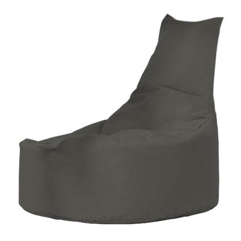 Бобовый мешок 70x70 см серый