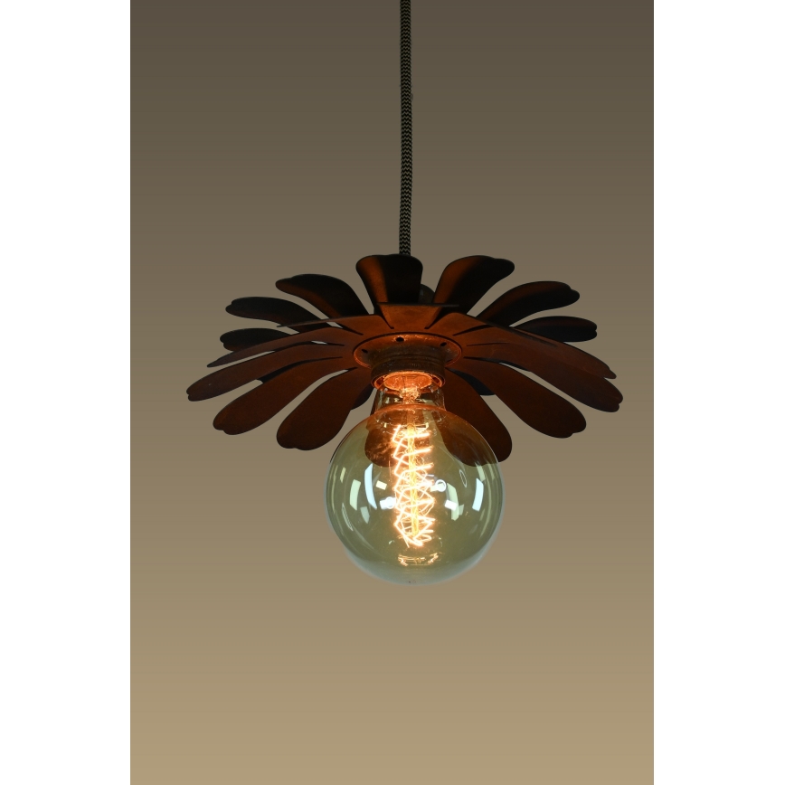 Bohemia-Design - Бронзова підвісна люстра на тросі 1xE27/60W/230V