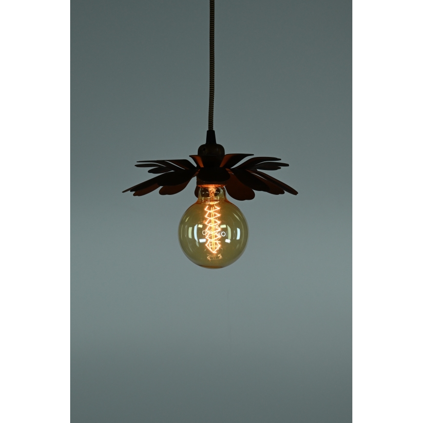 Bohemia-Design - Бронзова підвісна люстра на тросі 1xE27/60W/230V