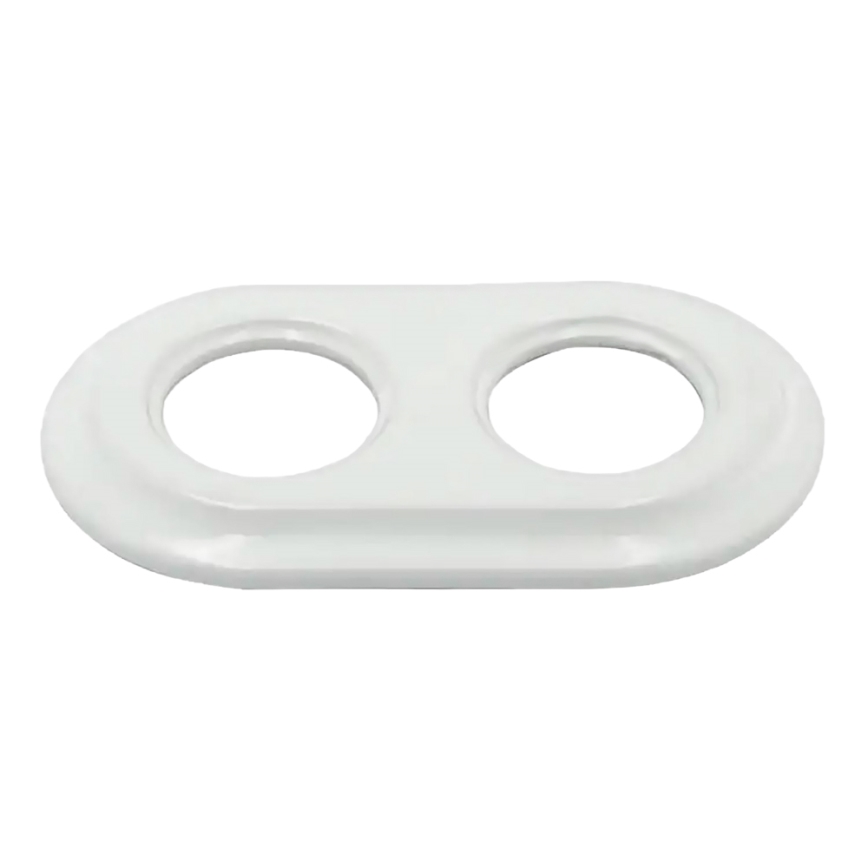 Bohemia-Design - двойная фарфоровая ретро-рамка, белая