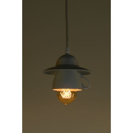 Bohemia-Design - Фарфоровая подвесная люстра на кабеле 1xE27/60W/230V