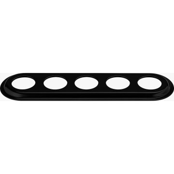 Bohemia-Design - Фарфоровая ретро-рамка на 5 фотографий, чёрная