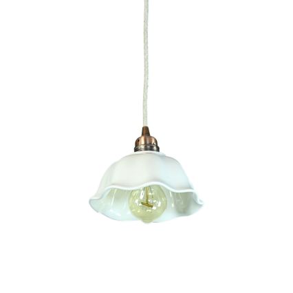 Bohemia-Design - Фарфоровий підвісний світильник на шнурі 1xE27/60W/230V