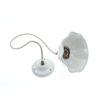 Bohemia-Design - Фарфоровий підвісний світильник на шнурі 1xE27/60W/230V