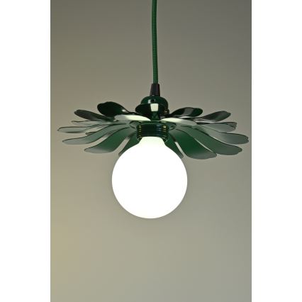 Bohemia-Design - Люстра на шнурі 1xE27/60W/230V зелена