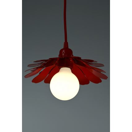 Bohemia-Design - Люстра на тросі 1xE27/60W/230V червона